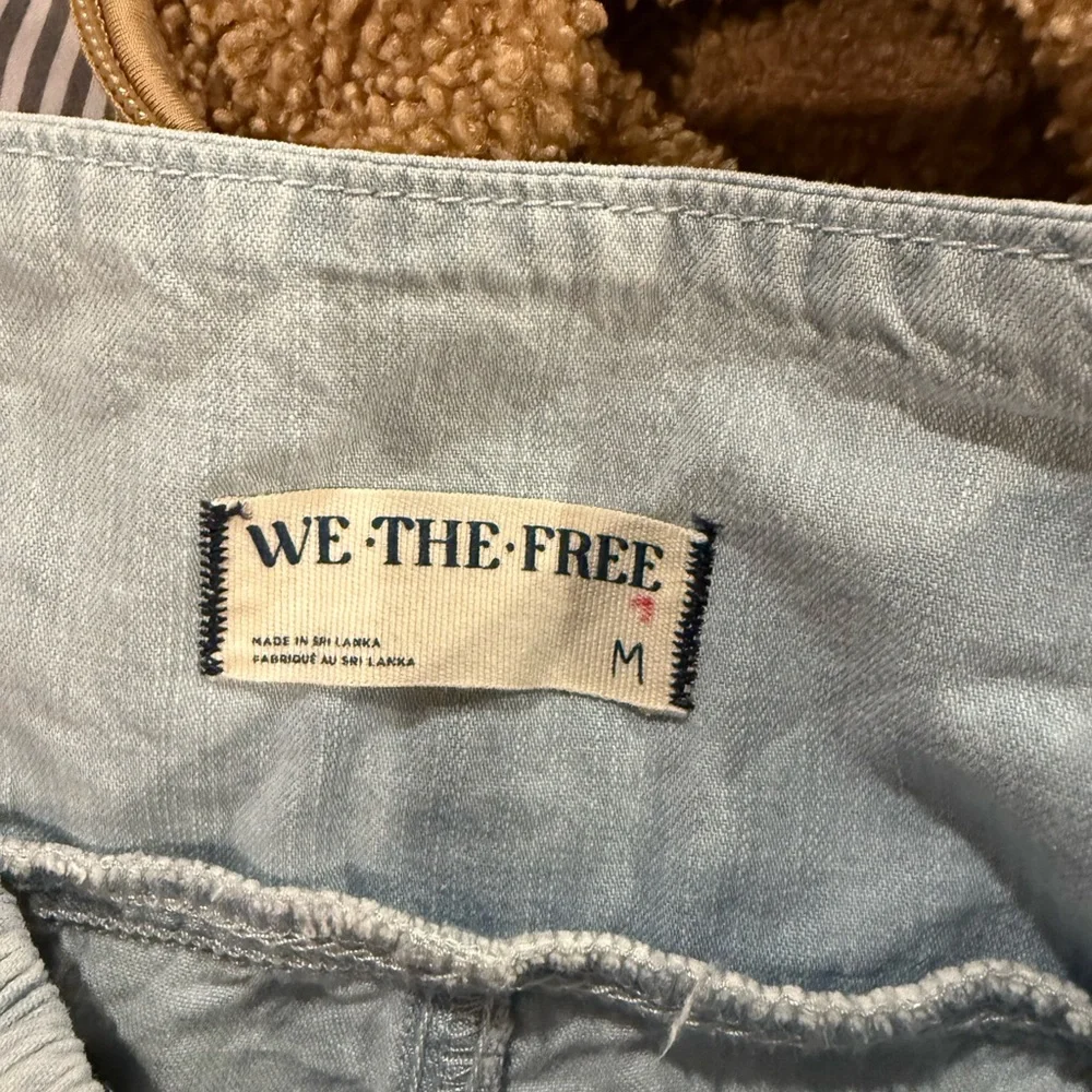 We The Free Light Blue Wide Leg Pants - Picture 3 of 3